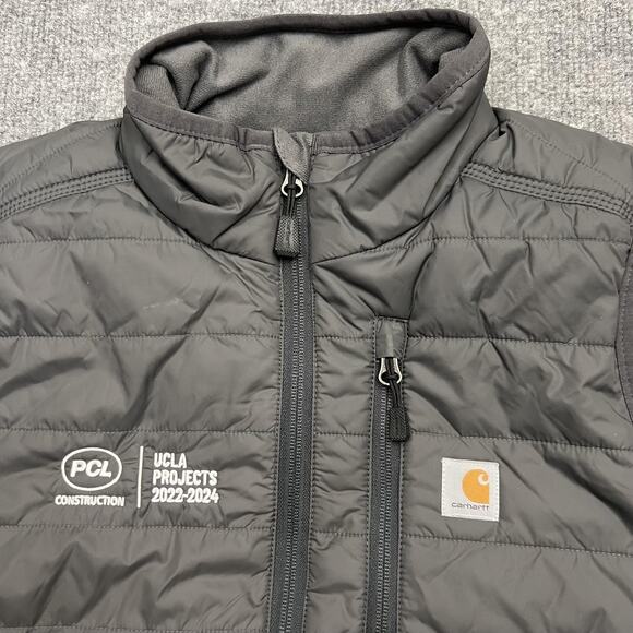 Carhartt Vest Womens Medium Rain Defender Relaxed Fit Quilted Workwear OV2286-W - Picture 3 of 10